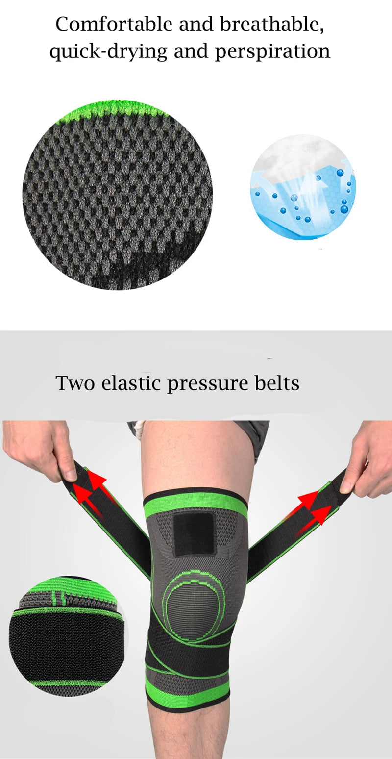 1pc Knee Brace Knee Sleeve Support For Men And Women Knee Pads For Running, Hiking Meniscus Tear Arthritis Joint Pain Relief