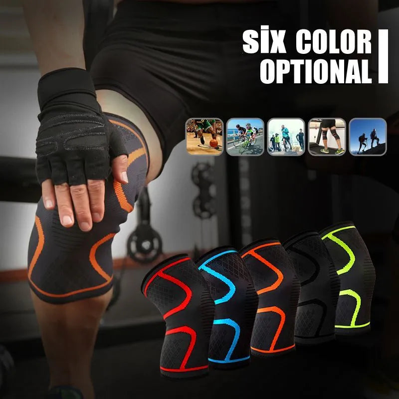 1pc Knee Brace Knee Sleeve Support For Men And Women Knee Pads For Running, Hiking Meniscus Tear Arthritis Joint Pain Relief